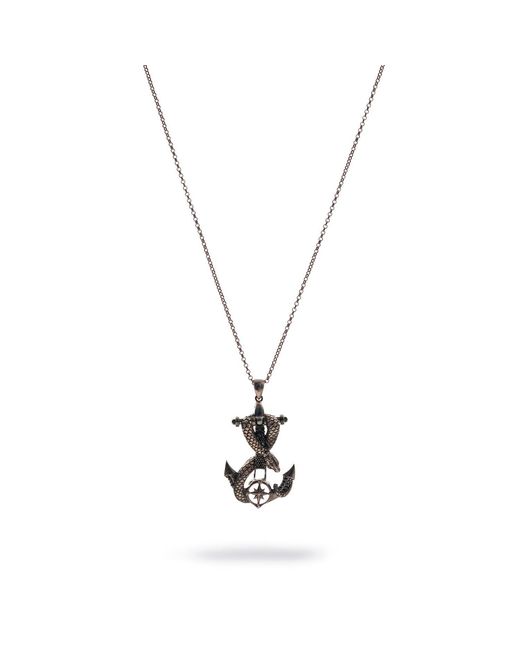 Ebru Jewelry Metallic Ocean Guardian Sterling Necklace