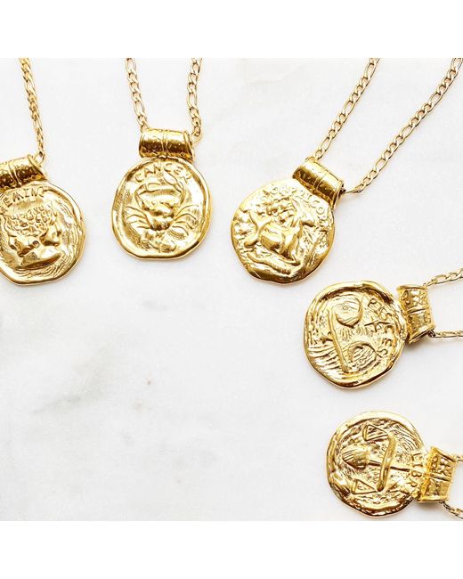 Smilla Brav Metallic The Zodiac Necklace Pisces