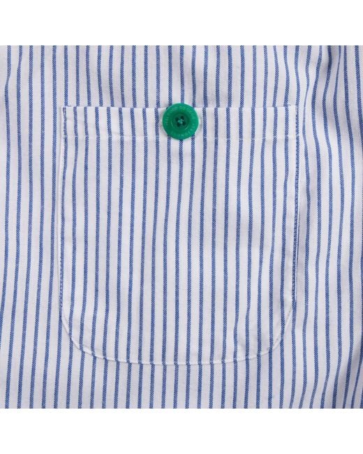 Lounge Blue Organic Cotton Loungewear Trousers-Pants And Striped Design for men