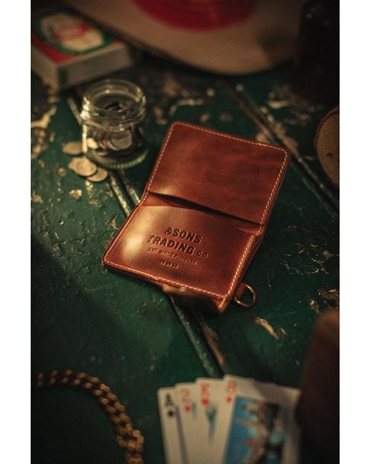 &SONS Trading Co Brown Andsons The Hustler Wallet for men