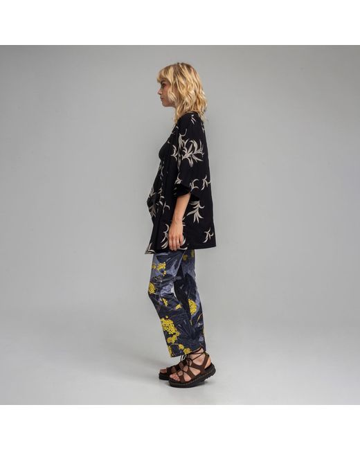 ARTISTA Blue Diana Printed Hendrix Pants