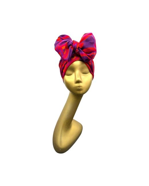 Julia Clancey Red Olympia Aubergine Modal Reversible Scarf