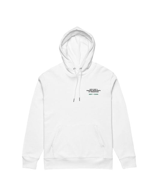 Anchor and Crew White Balance Le Dance Disco! Organic Cotton Embroidered Heavyweight Hoodie for men