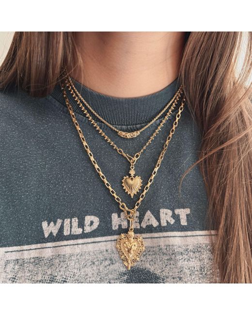 IN CAUDA VENENUM Metallic Gloria Necklace