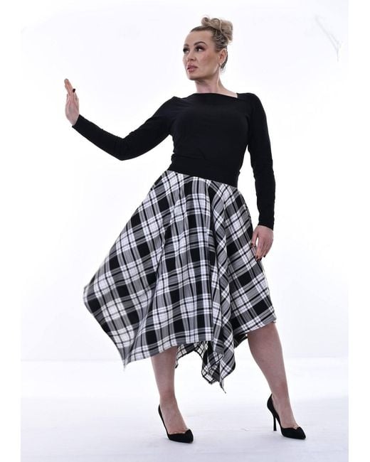 Frock Tales Blue Morven Hanky Skirt