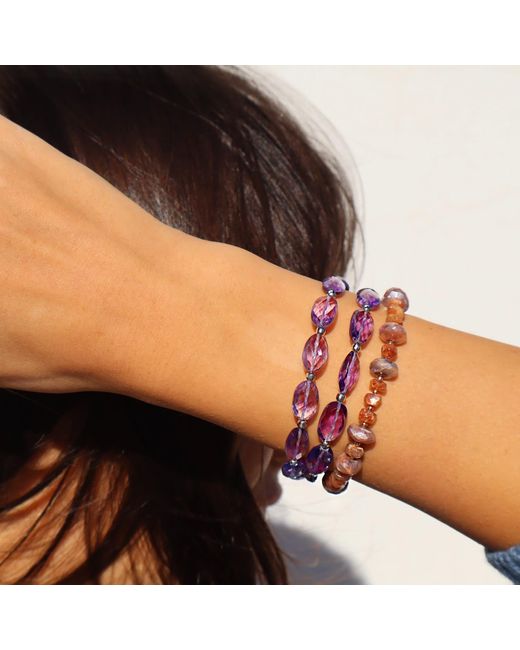 Mineralgems•Studio Purple Top Quality Amethyst Bracelet