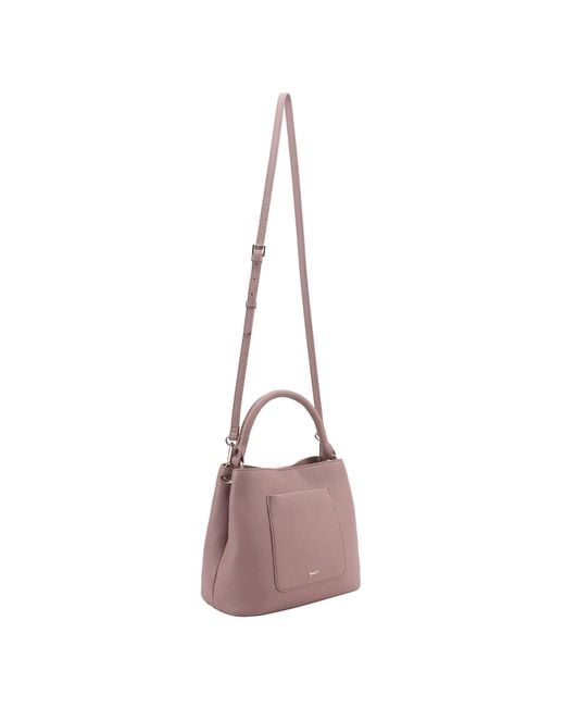 Paul Costelloe Pink Rosa Leather Bag