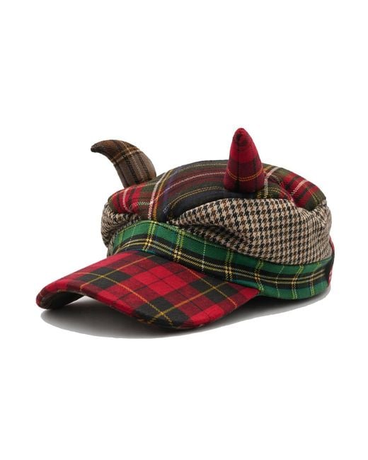 Castaneda Red Baker Boy Hat Monstre