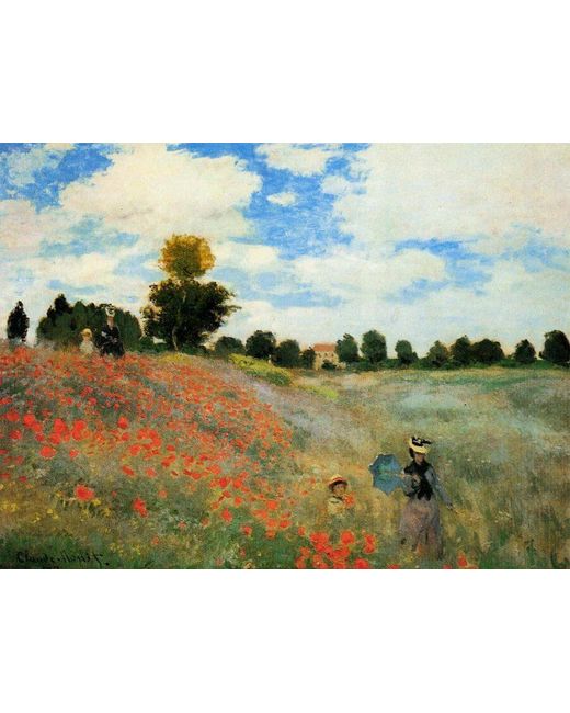 Heartfelt Layers Green Monet Poppy Fields