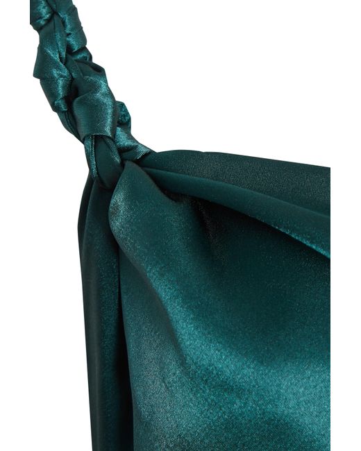 Sarvin Green Backless Maxi Dress