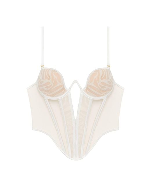 Perilla Lingerie White Kylie One Corset