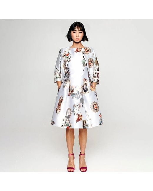 Maxjenny Blue Tailored Coat
