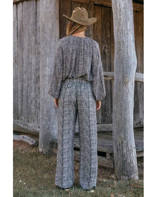 Adrift Clothing Brown Neutrals Marin Pant
