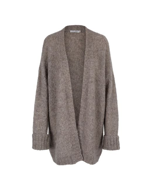 tirillm Brown Cessa Long Cardigan