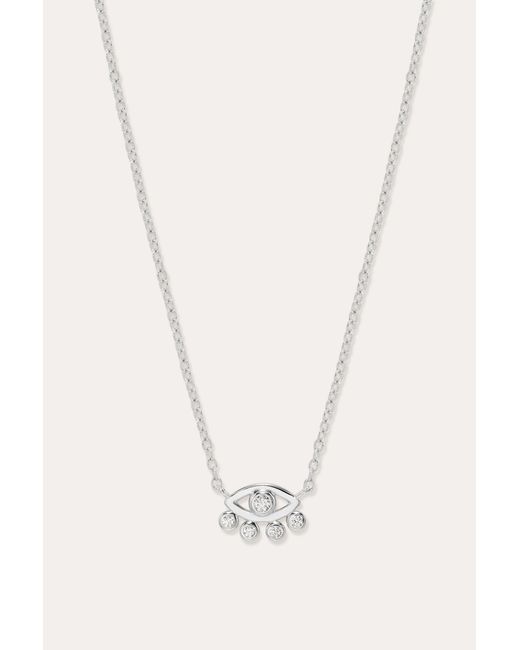 Vanhi Metallic Defender Evil Eye Necklace