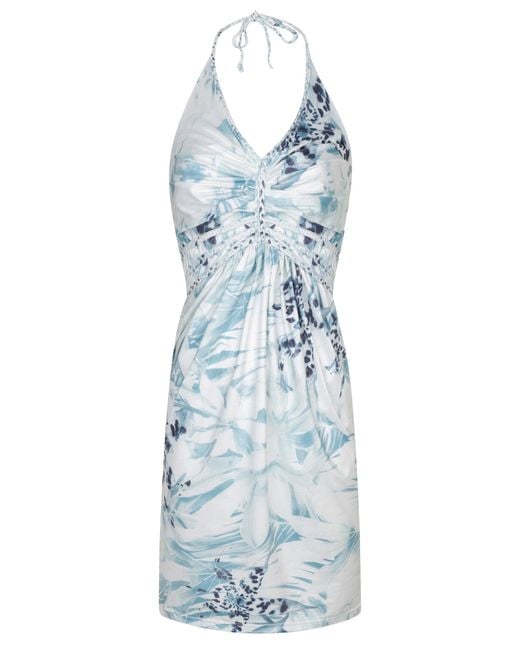 Chic by Lirette Blue Short Halter Dress Contadora
