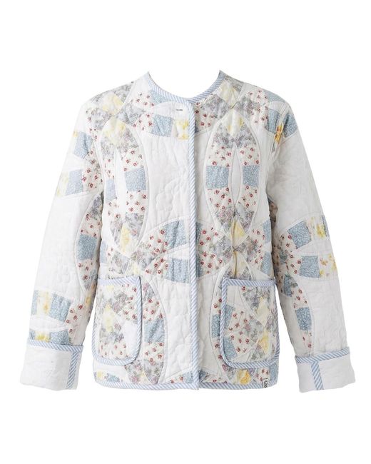 The Well Worn Blue Chloe Jacket – Reworked Patchwork Quilt