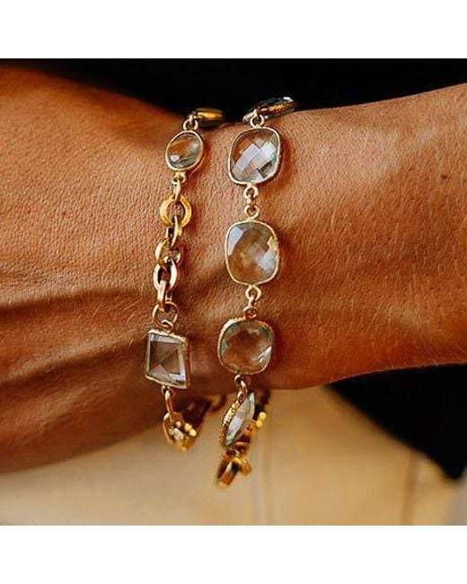 Loni Paul Jewelry Blue Quartz Crystal Bracelet