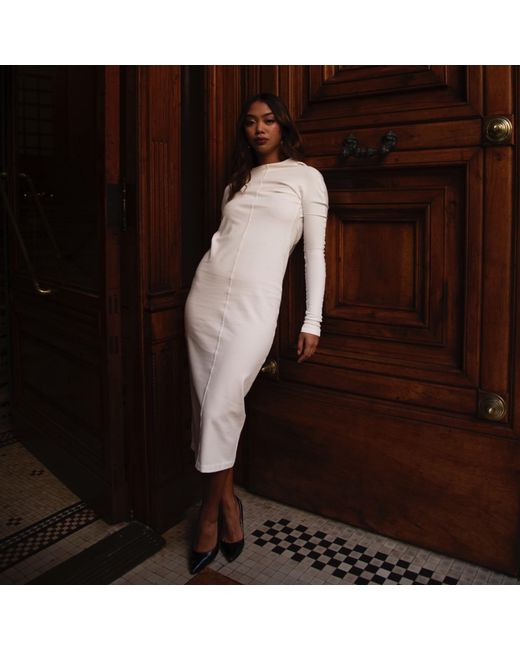 The Ethos Studio White Sarah Dress