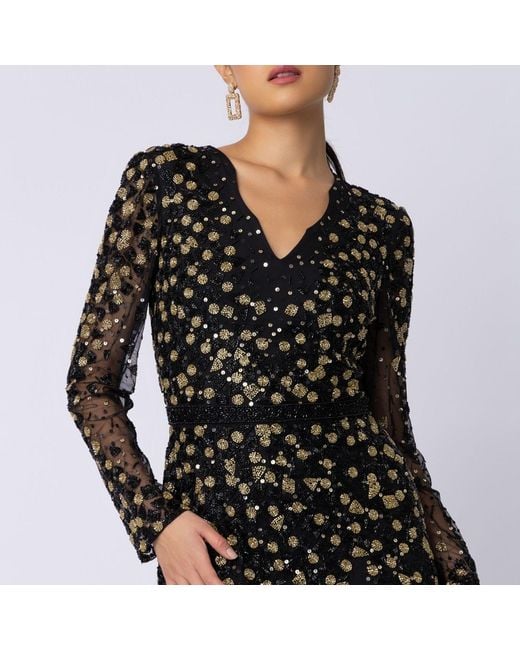 Raishma Black Thalia Gown