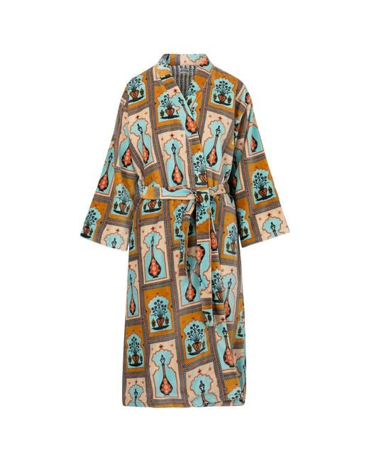 Antra Designs Blue Mandolin Gown