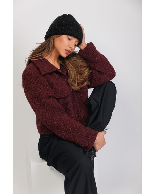 Maison Bogomil Purple Cropped Jacket