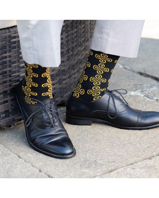 Peper Harow - Made in England Multicolor Knot Socks Bundle for men