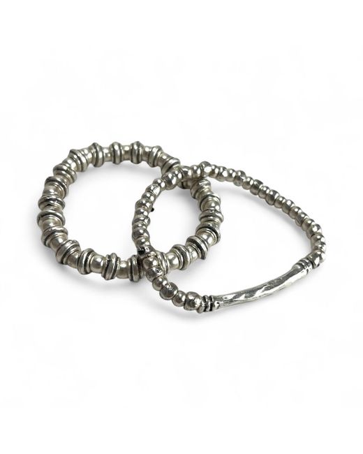 By Virgo Metallic Novara Bracelet Set
