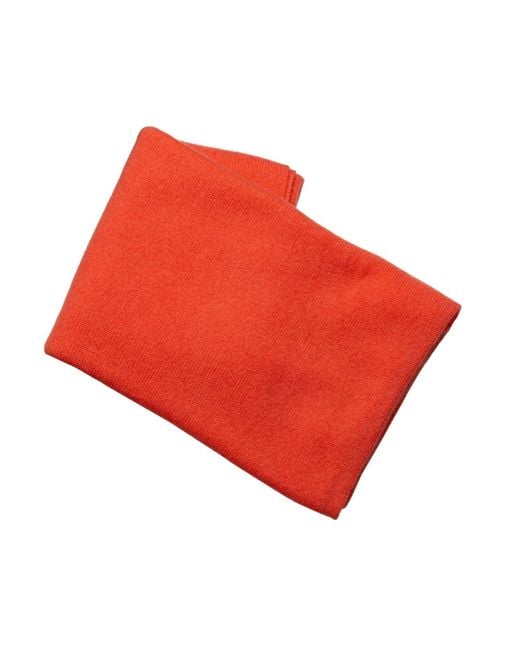 Cove Red Lucy Autumn Multi Way Cashmere Wrap