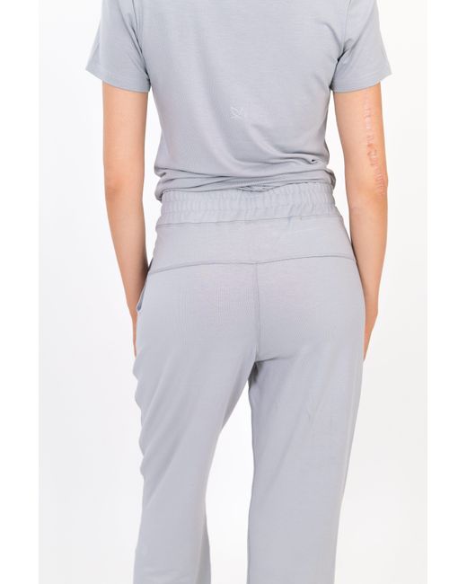 On/Off Essentials Gray The Solace Wide Leg Sweatpant