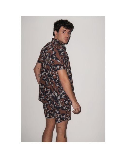 Playaluxe Purple Todos Santos Classic Shirt Tobacco Flower for men