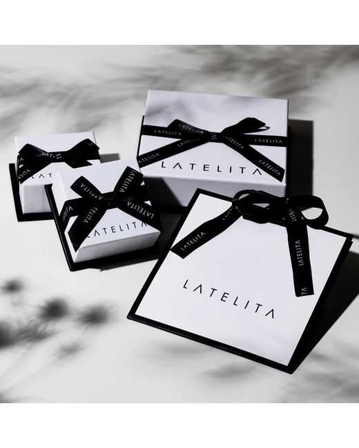 Latelita London Pink Pomegranate Ruby Pendant Necklace