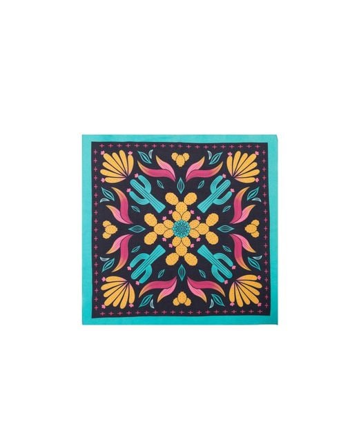 Saachi Blue Sahara Oversized Bandana