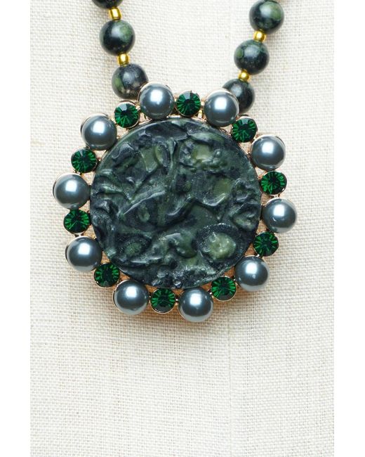 Natalia Petruch Metallic Mystic Rabbit Necklace