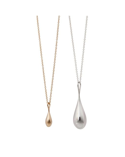 Roseate Jewelry Metallic Roseate Waterdrop Pendant
