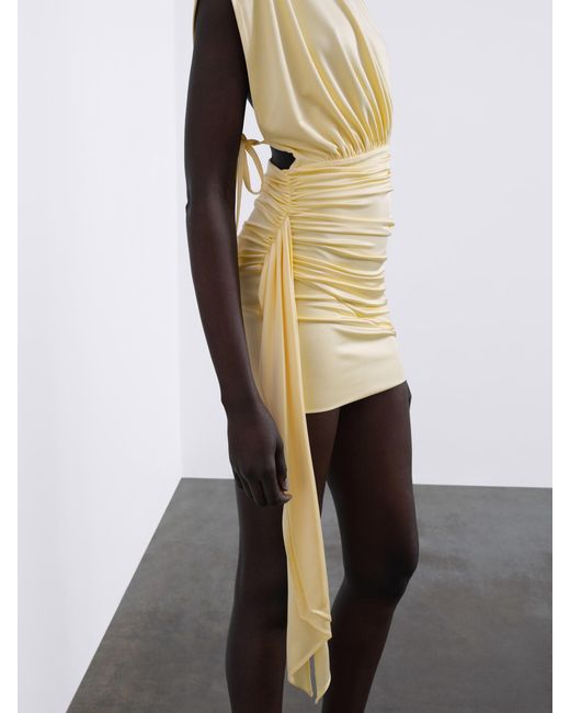 Sélone White Aurelie One-Shoulder Dress