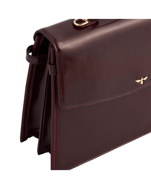 Fable England Cherry Structured Tote Medium