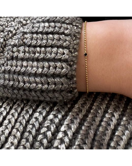 Tory Long Metallic Zodi Diamond Bracelet