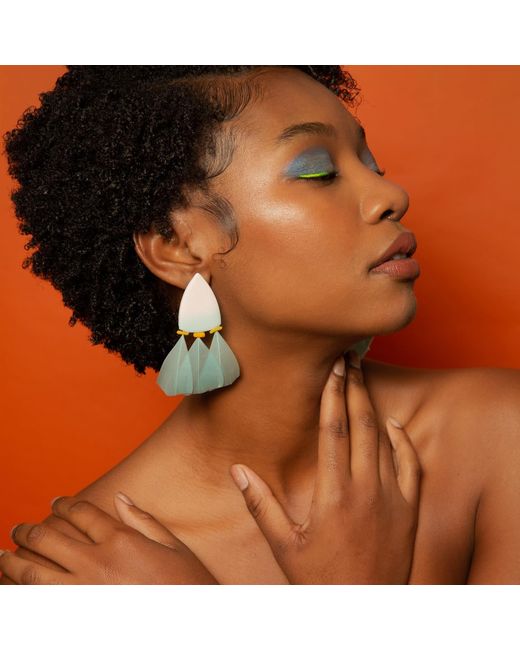 Babaloo Blue Aether Tide Gradient Earrings