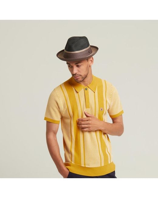 Dasmarca Hats Brown Dasmarca Verona And Summer Two Tone Straw Lightweight Fedora Hat For And for men