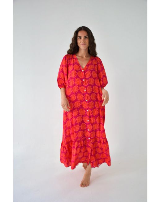 Mind Traveler Red Mica Dress