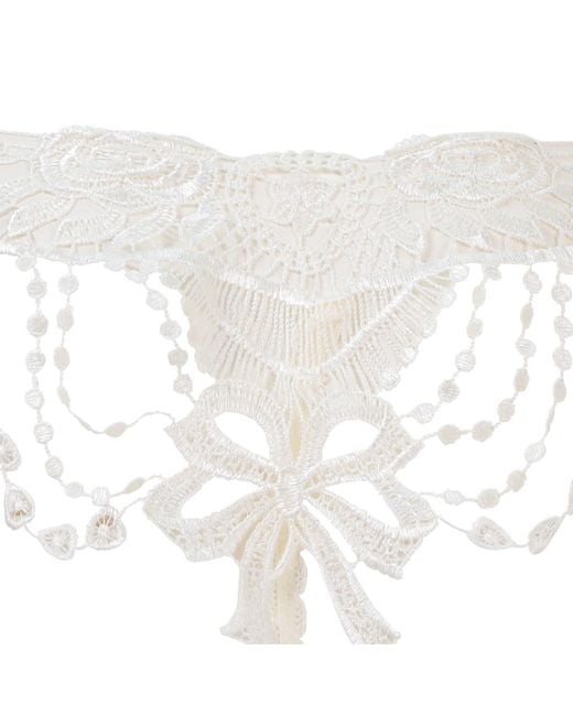 Belle -et-BonBon White Bridal Venetian Ivory Bisoux French Knicker