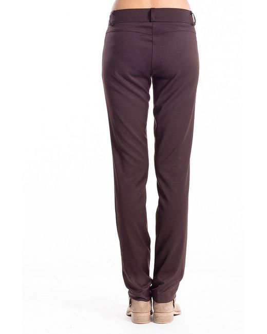 Conquista Purple Low Rise Trousers