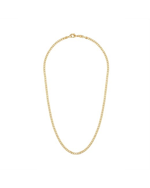 Olivia Le Metallic Candace Curb Chain Necklace