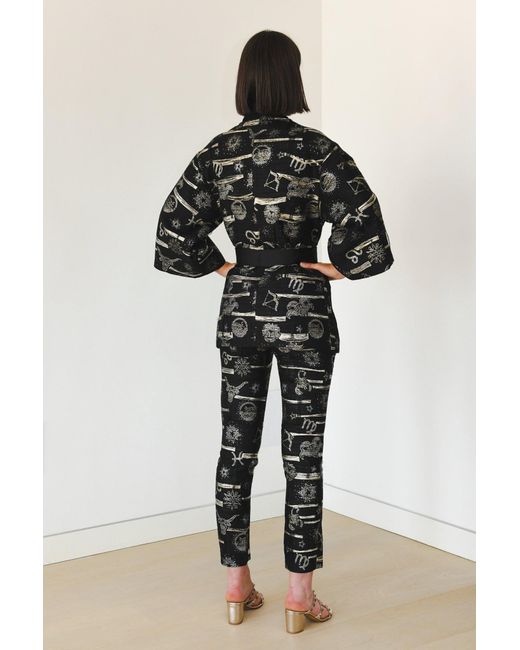 GeeGee Collection Zodiac Trousers Black