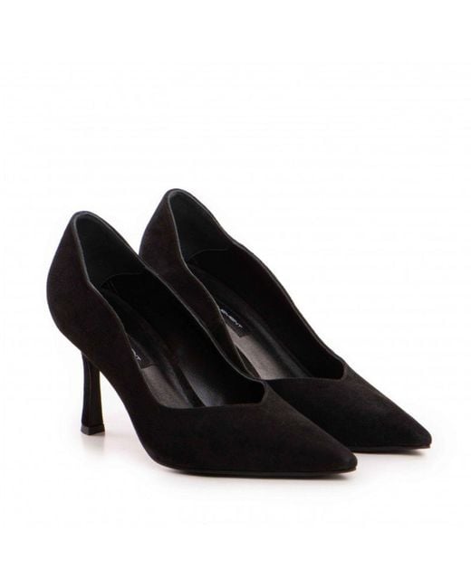 The 5Th Element Black Amalia Suede Pumps