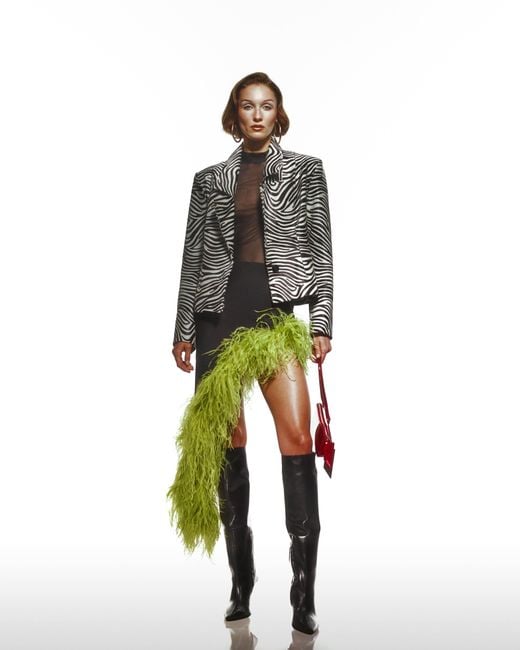 Maison sél Black Tulle Top –