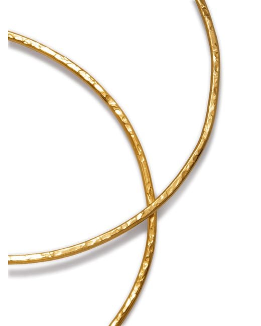 Jaredjamin White Small Hooptastic Hoop Post Earrings