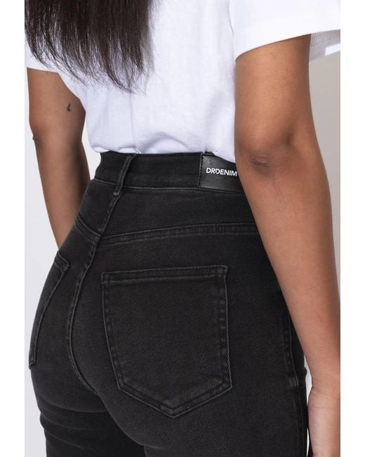 Dr. Denim Black Moxy High Straight
