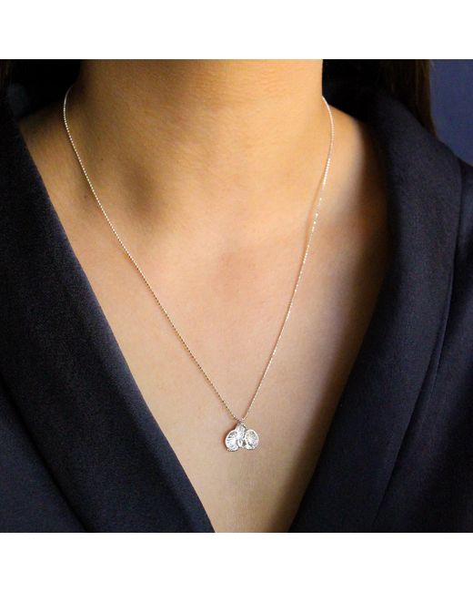 Agora Jewellery Metallic Orchid Necklace
